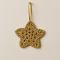 Handgehäkelter Stern – Edler Weihnachtsbaumschmuck